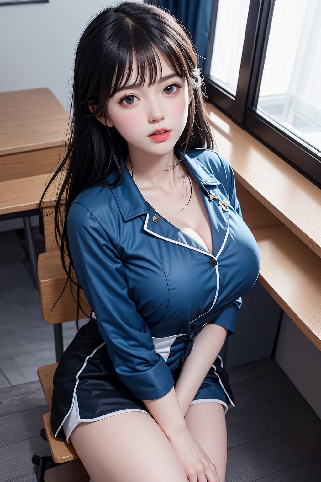 图片[25]-AI绘画 746 班花[28P] – 速更版-美库