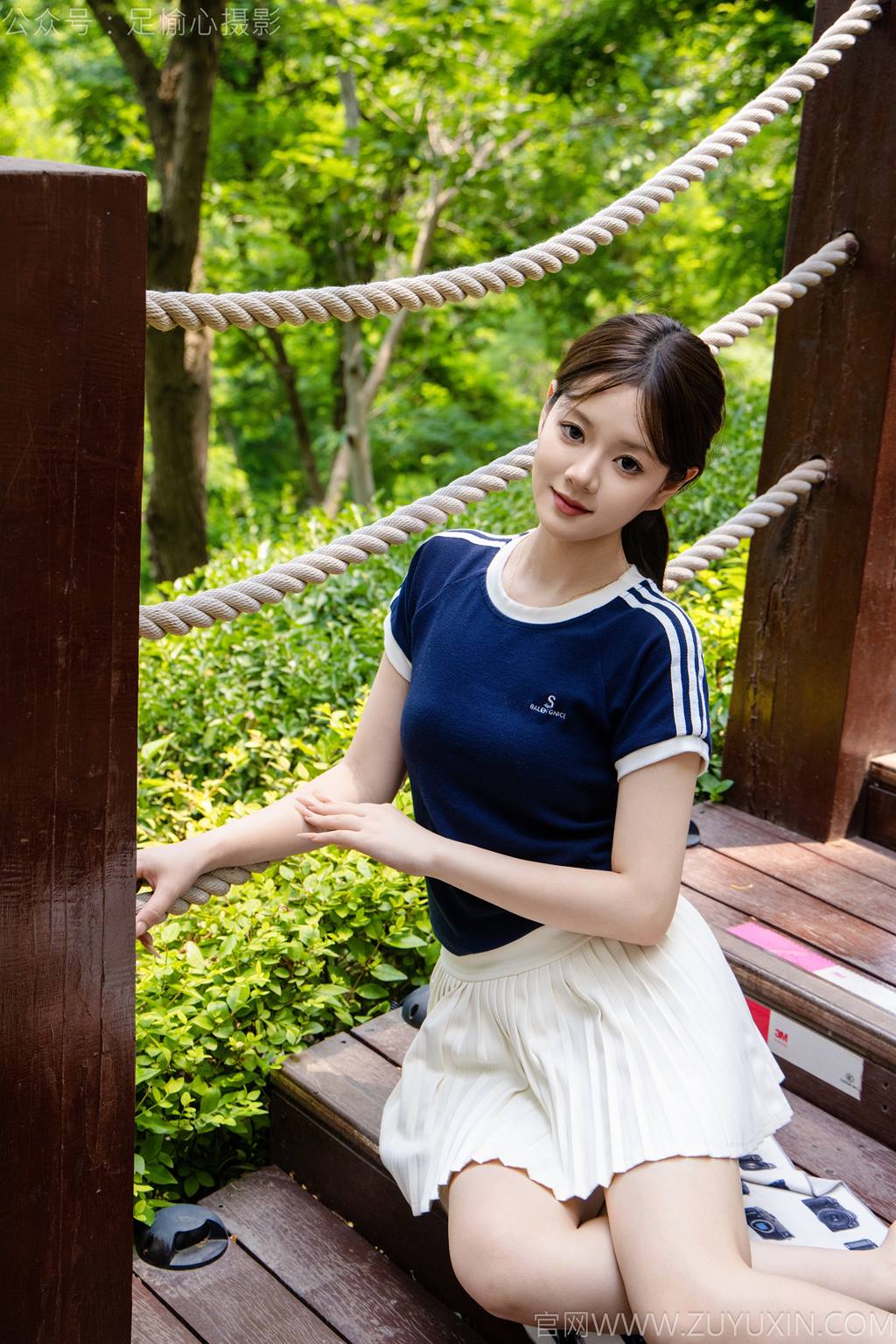 图片[85]-足愉心 NO.039 嘉怡（搭配：体操服、白色短裙、白色棉袜、运动鞋）[90P] – 速更版-美库