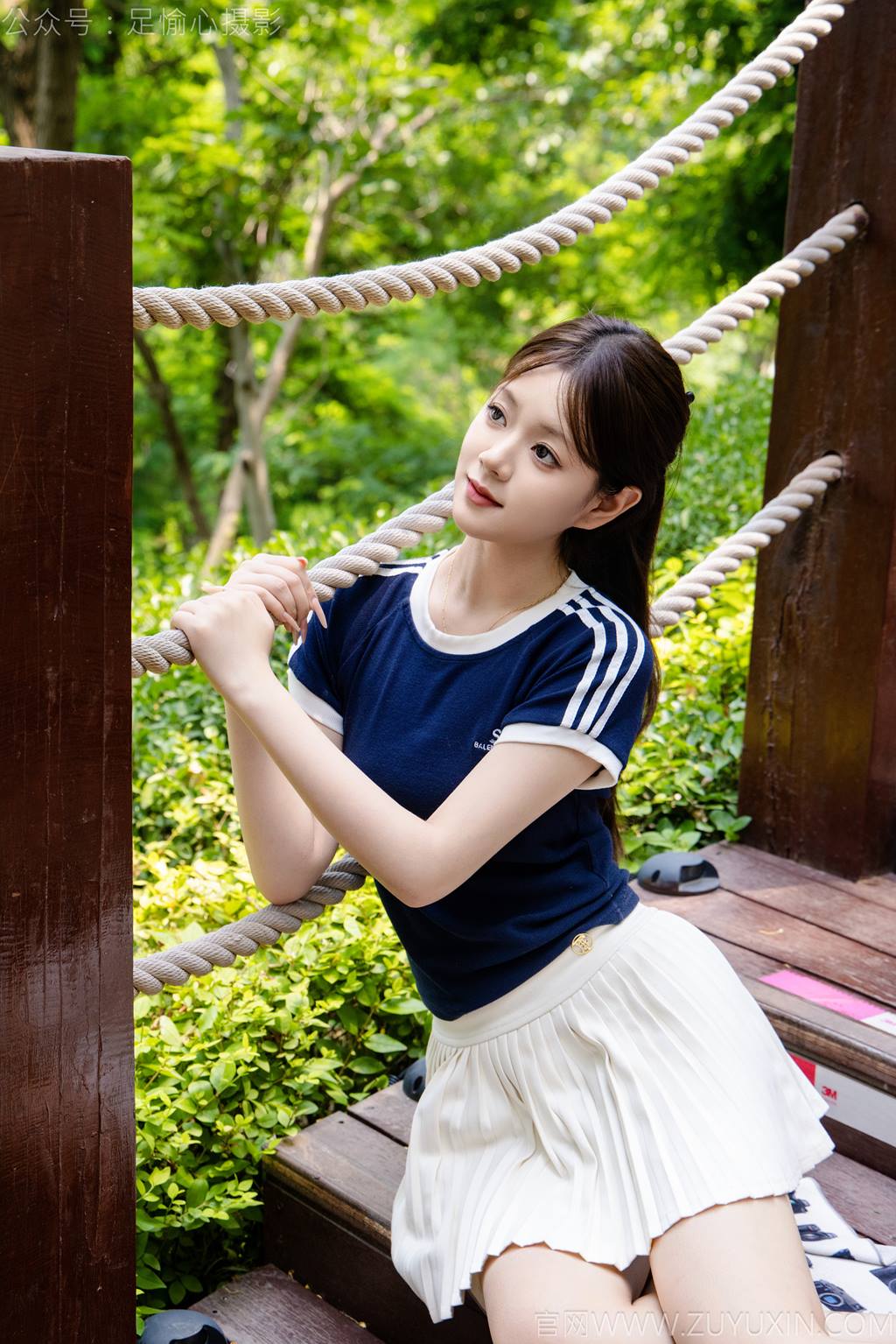 图片[87]-足愉心 NO.039 嘉怡（搭配：体操服、白色短裙、白色棉袜、运动鞋）[90P] – 速更版-美库