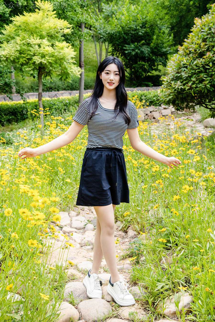 图片[10]-足愉心 NO.040 雅楠（搭配：体操服、白色短裙、白色棉袜、运动鞋）[80P] – 速更版-美库