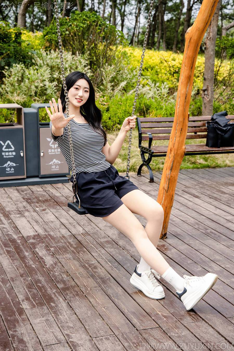 图片[11]-足愉心 NO.040 雅楠（搭配：体操服、白色短裙、白色棉袜、运动鞋）[80P] – 速更版-美库