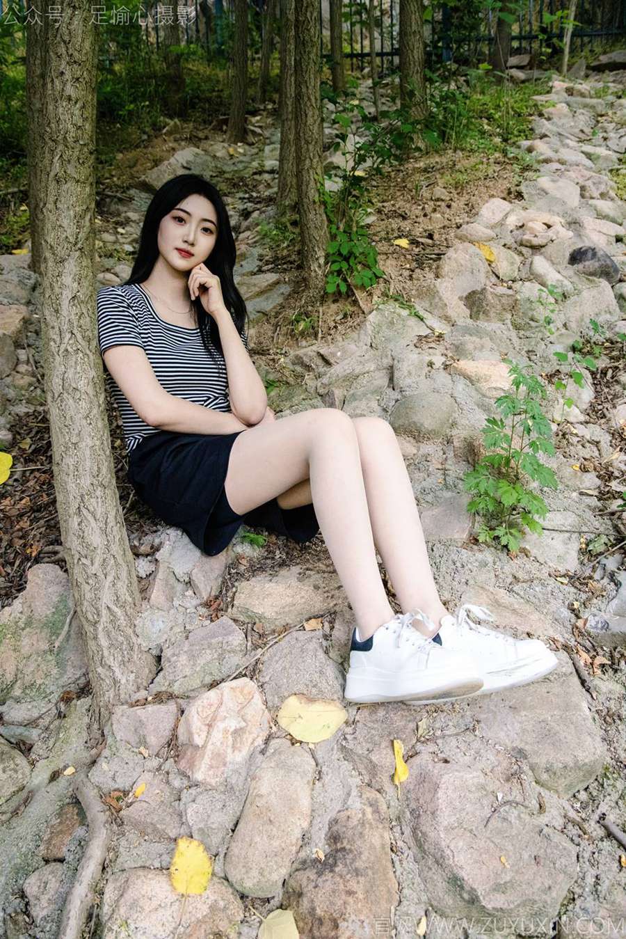 图片[33]-足愉心 NO.040 雅楠（搭配：体操服、白色短裙、白色棉袜、运动鞋）[80P] – 速更版-美库