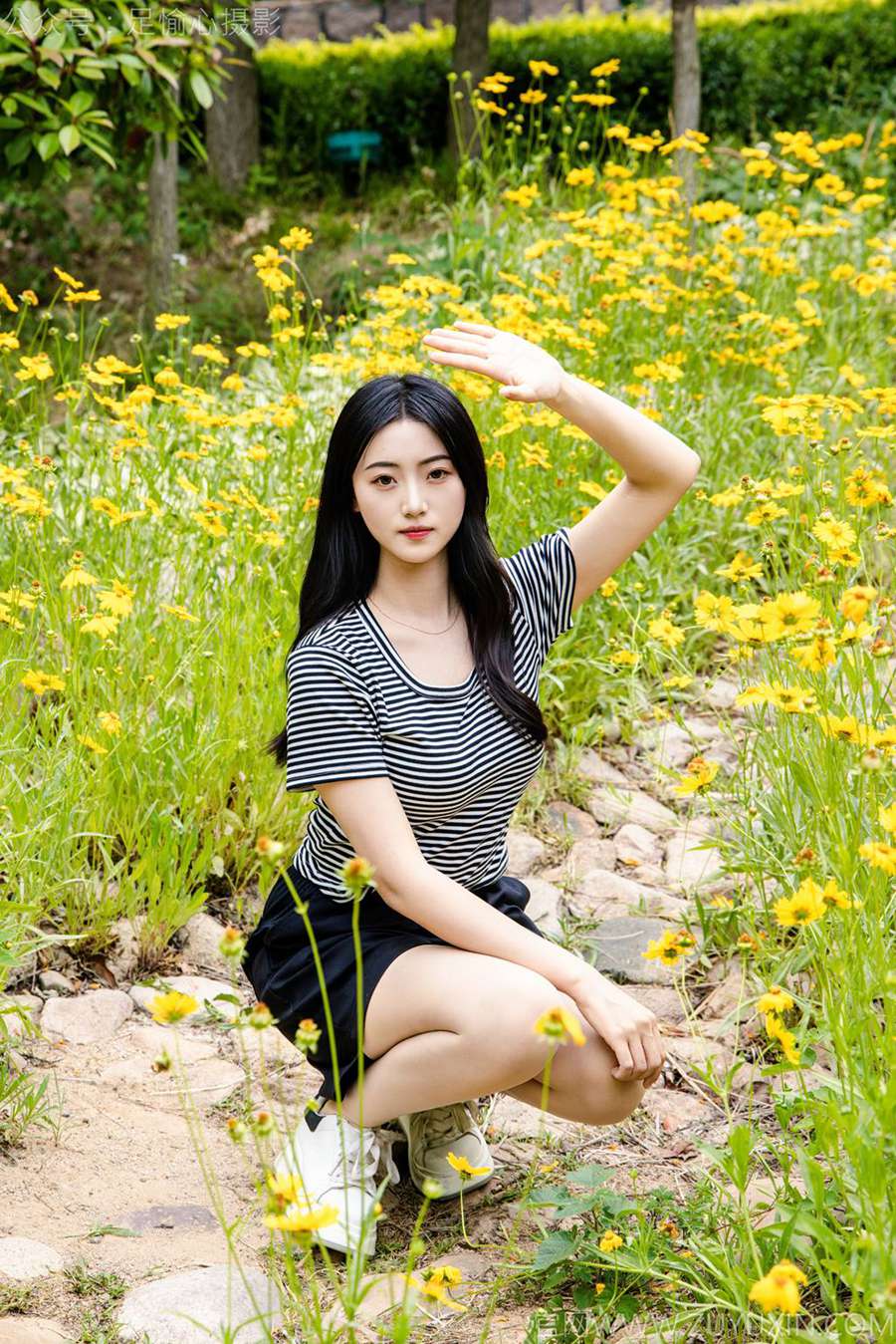 图片[36]-足愉心 NO.040 雅楠（搭配：体操服、白色短裙、白色棉袜、运动鞋）[80P] – 速更版-美库