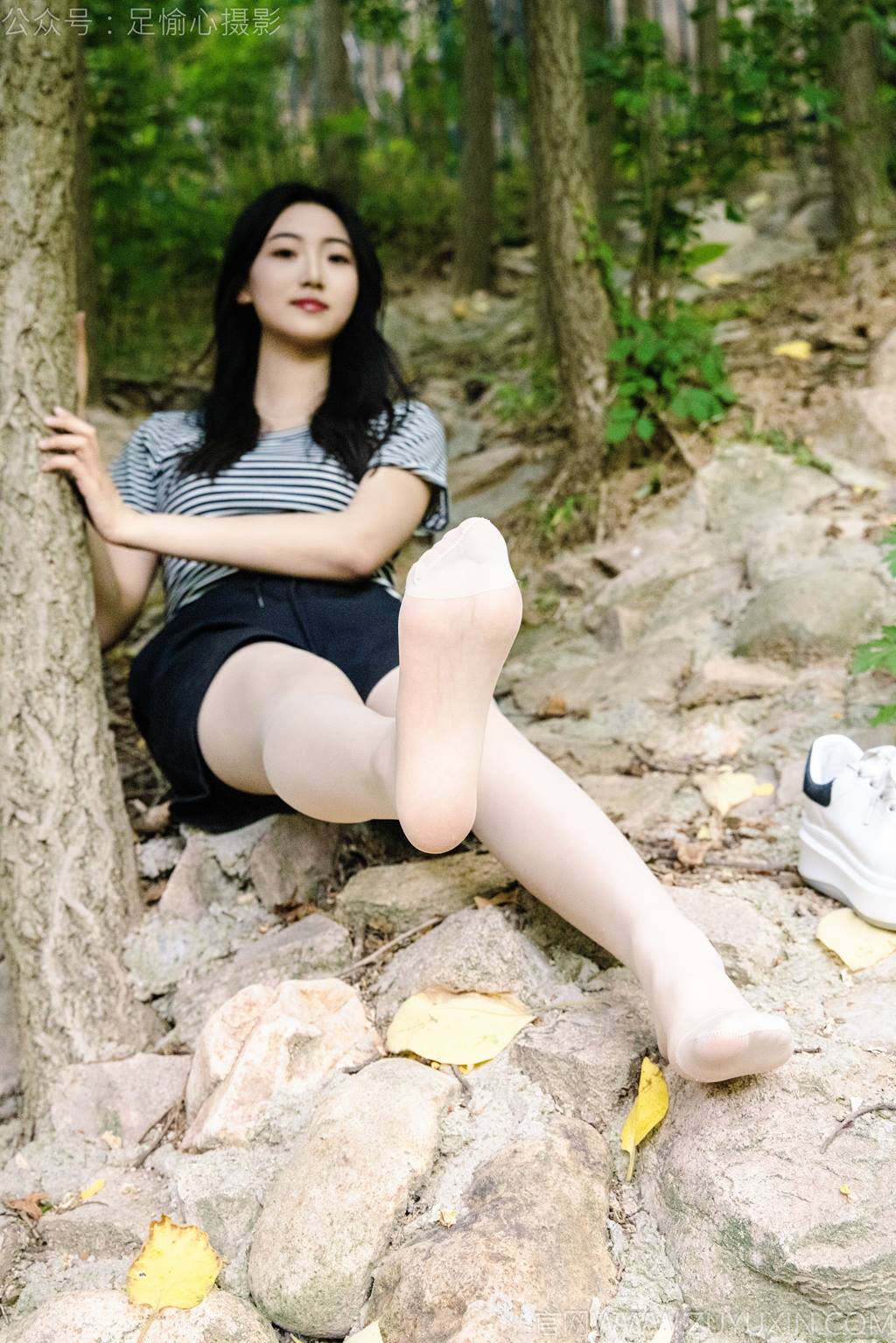 图片[37]-足愉心 NO.040 雅楠（搭配：体操服、白色短裙、白色棉袜、运动鞋）[80P] – 速更版-美库