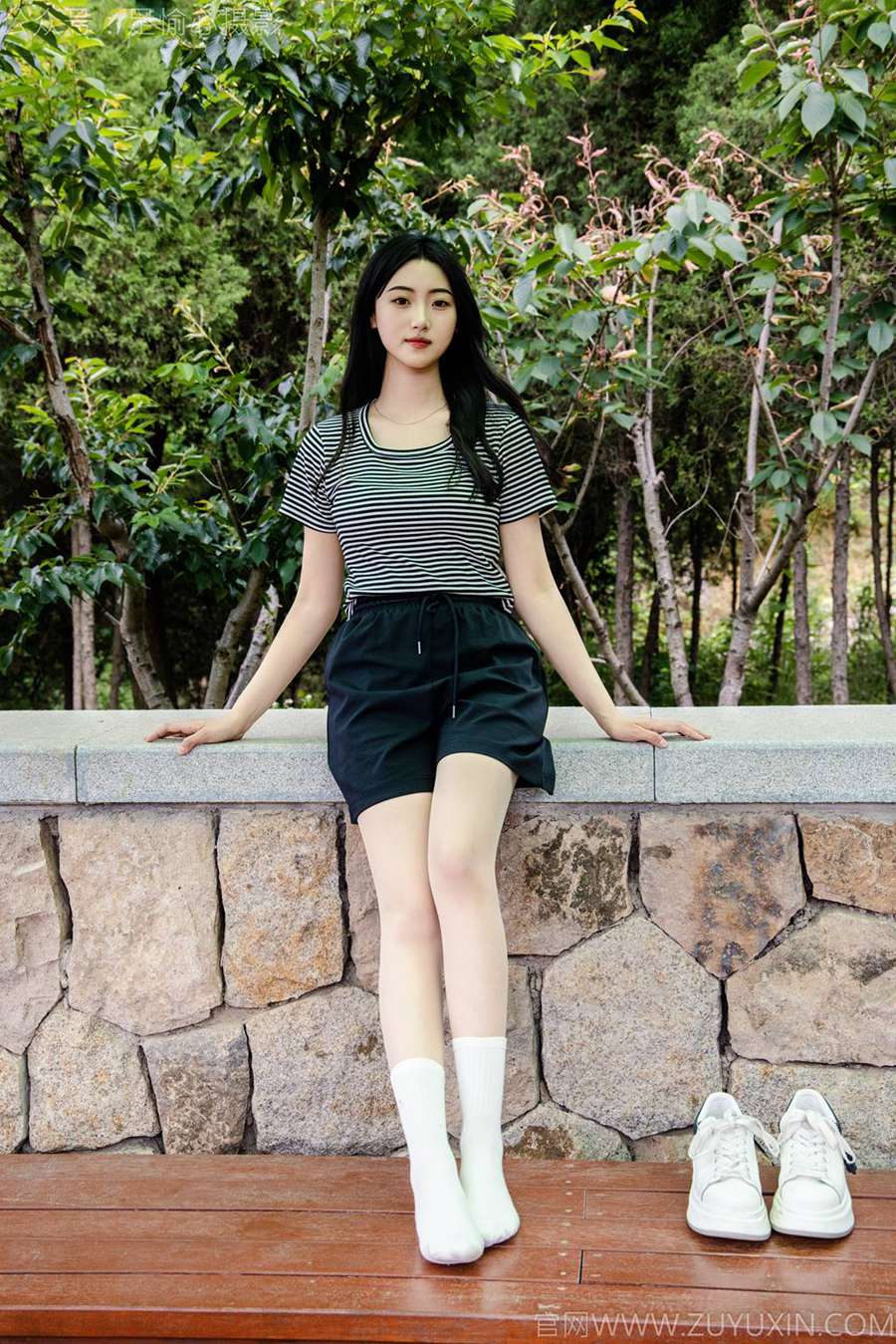 图片[40]-足愉心 NO.040 雅楠（搭配：体操服、白色短裙、白色棉袜、运动鞋）[80P] – 速更版-美库