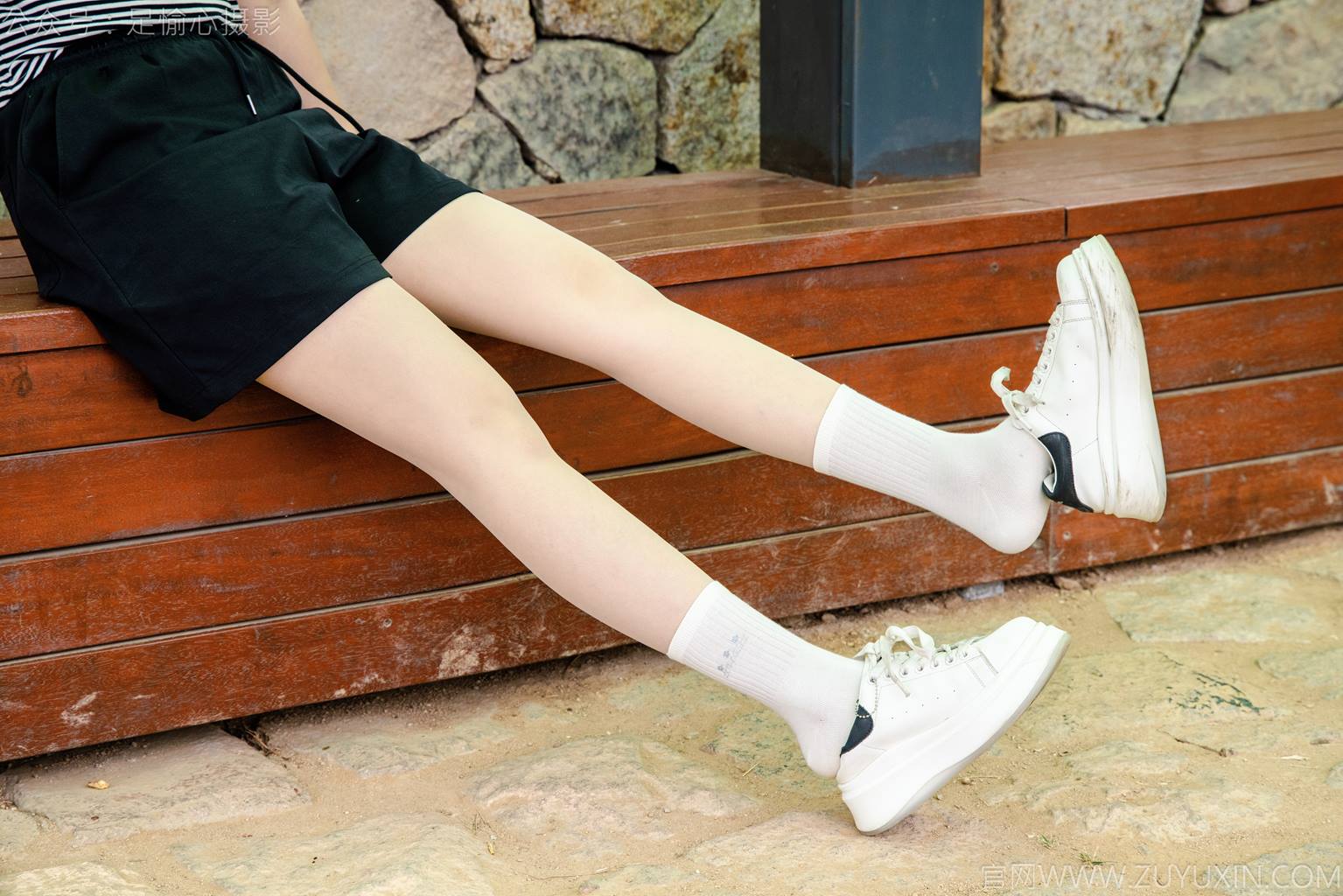 图片[45]-足愉心 NO.040 雅楠（搭配：体操服、白色短裙、白色棉袜、运动鞋）[80P] – 速更版-美库