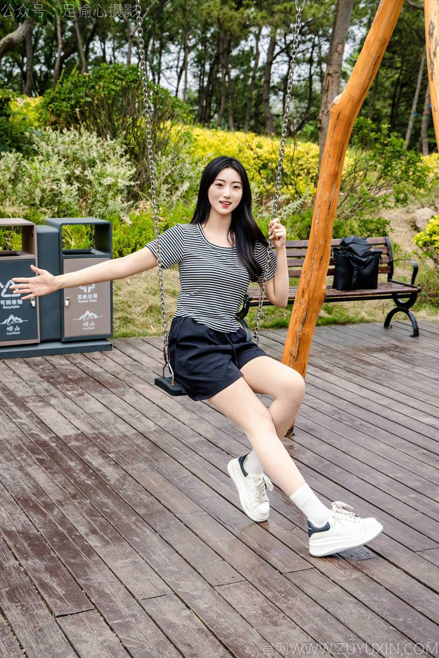 图片[74]-足愉心 NO.040 雅楠（搭配：体操服、白色短裙、白色棉袜、运动鞋）[80P] – 速更版-美库