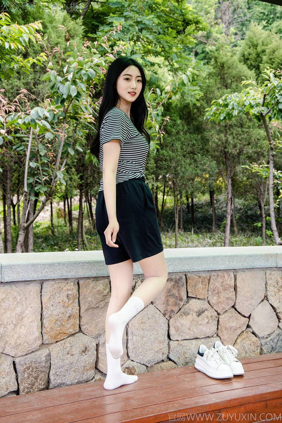 图片[81]-足愉心 NO.040 雅楠（搭配：体操服、白色短裙、白色棉袜、运动鞋）[80P] – 速更版-美库