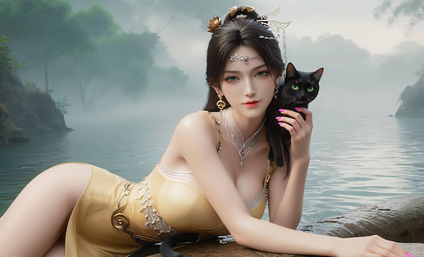 图片[64]-AI绘画 748 金甁儿[121P] – 速更版-美库