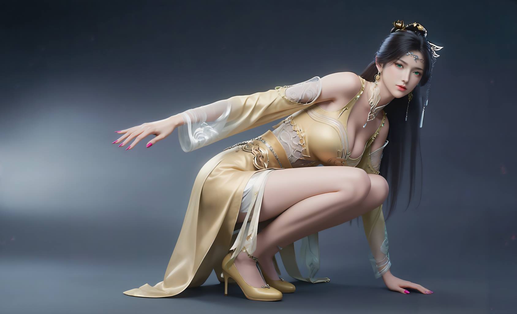 图片[106]-AI绘画 748 金甁儿[121P] – 速更版-美库