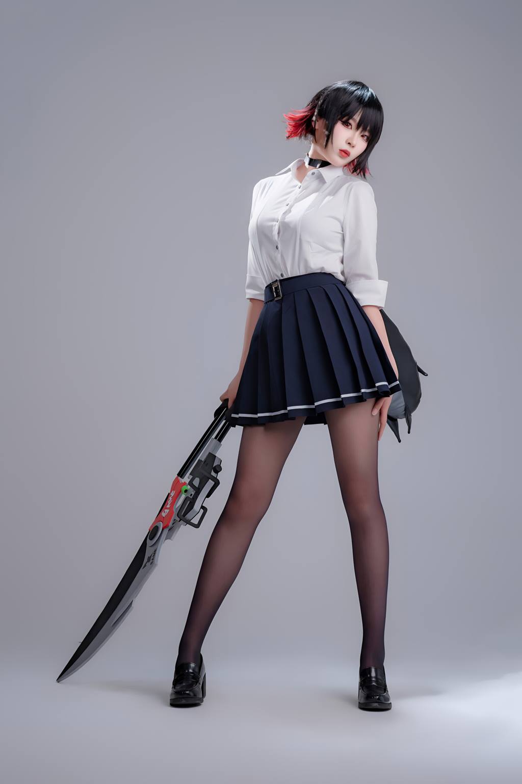 图片[17]-轩萧学姐 – 鲨鱼妹JK[70P] – 速更版-美库