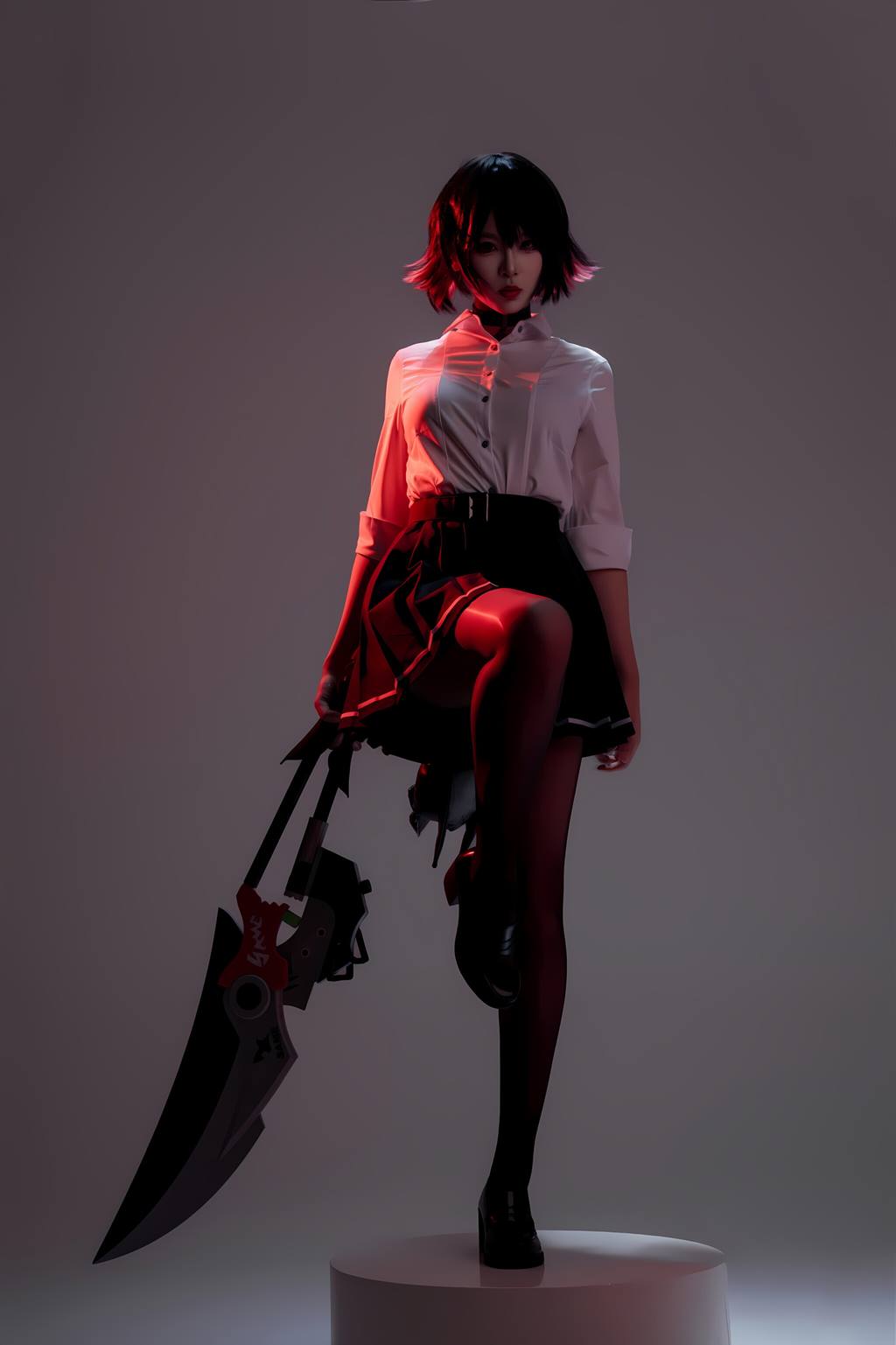 图片[23]-轩萧学姐 – 鲨鱼妹JK[70P] – 速更版-美库