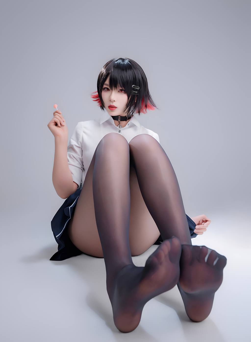 图片[24]-轩萧学姐 – 鲨鱼妹JK[70P] – 速更版-美库