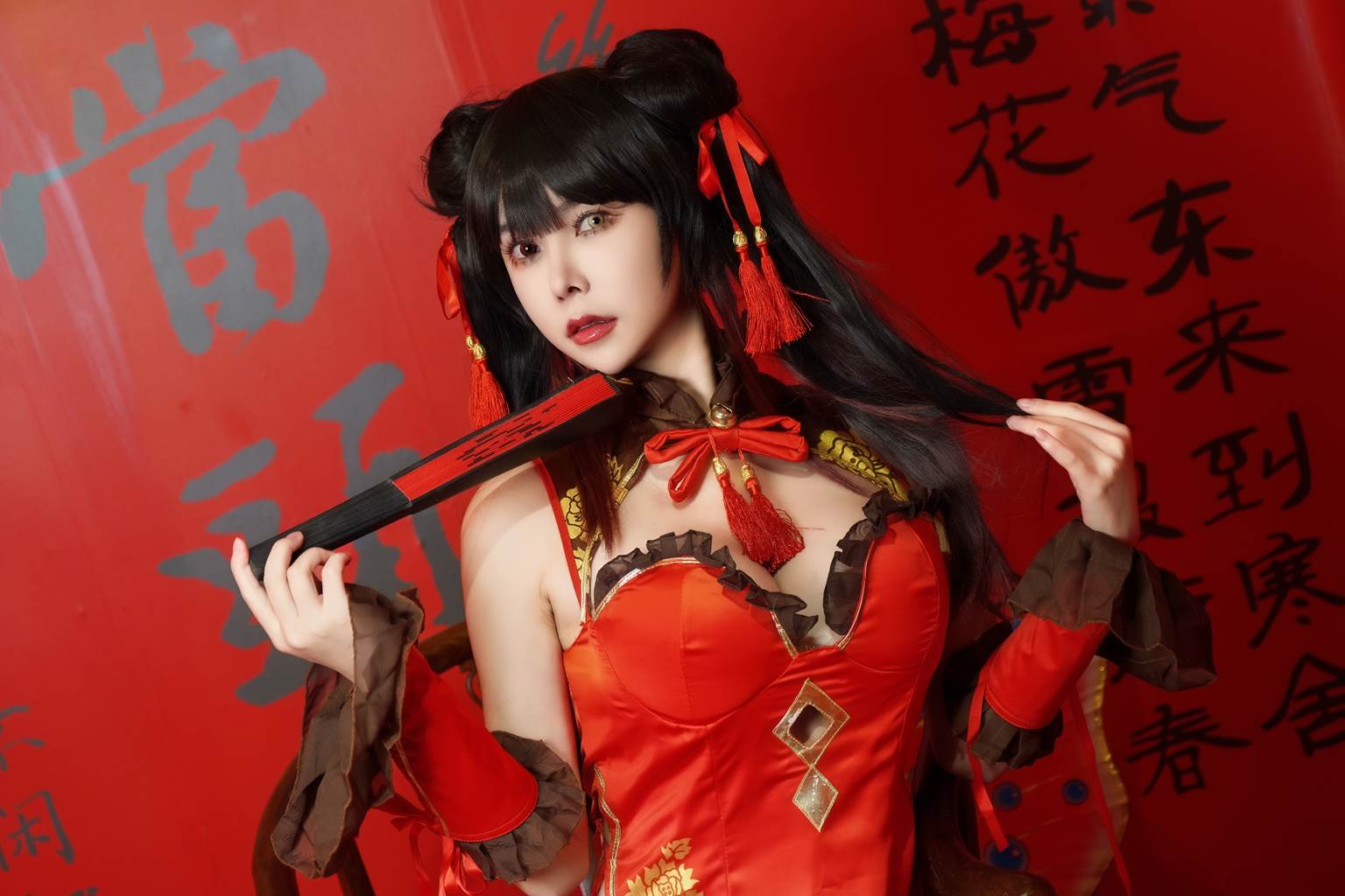 图片[13]-亚马逊鲶鱼 – 时崎狂三 旗袍[24P] – 速更版-美库