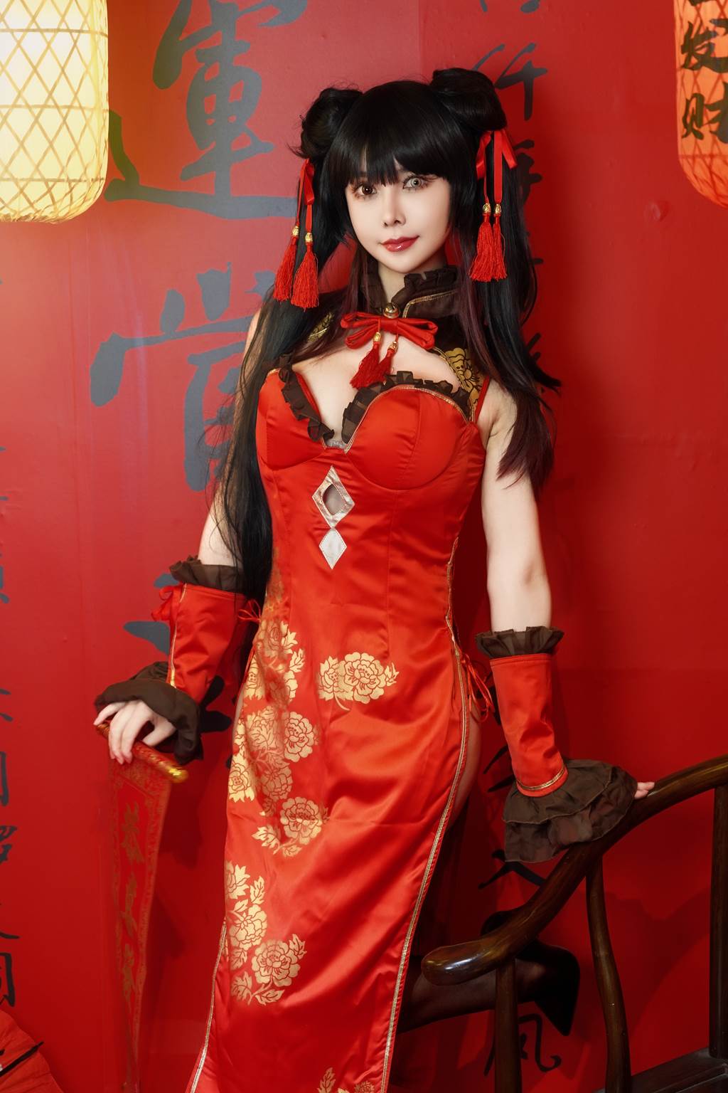 图片[21]-亚马逊鲶鱼 – 时崎狂三 旗袍[24P] – 速更版-美库