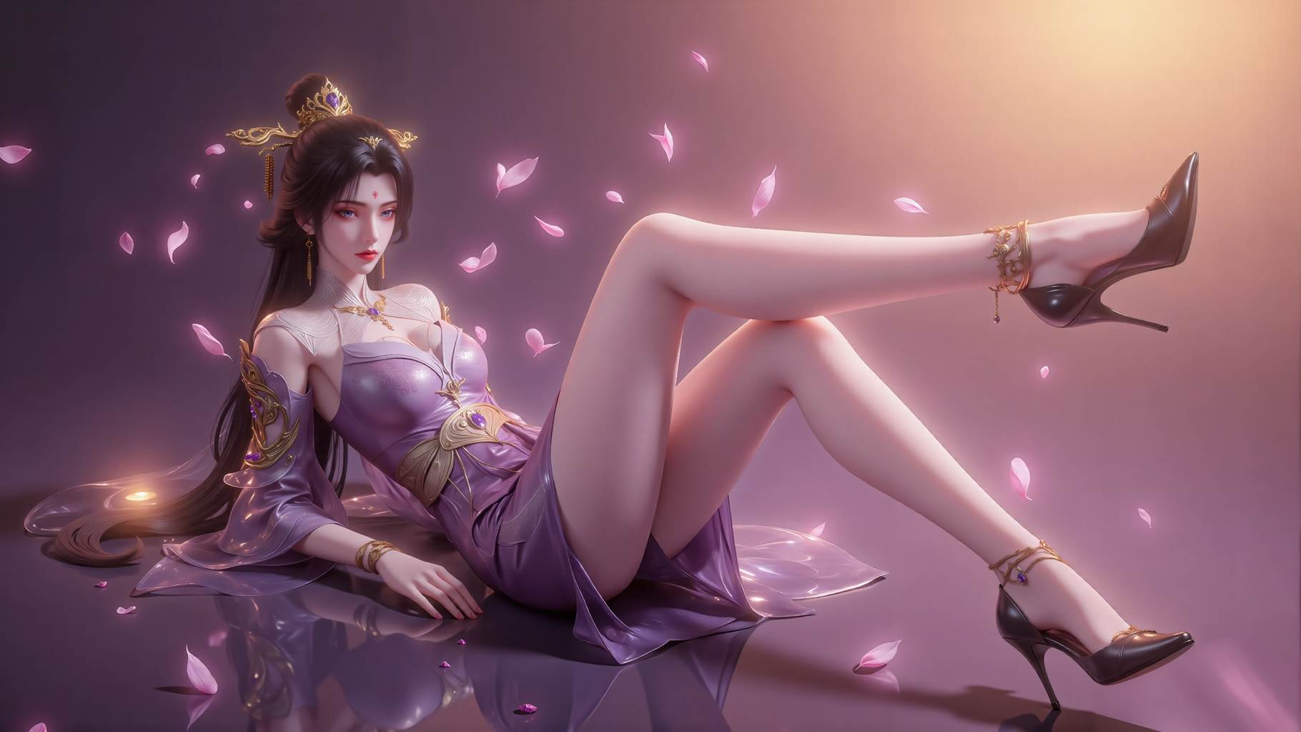 图片[11]-AI绘画 751 燕倾菲梅妃姜立 [16P] – 速更版-美库