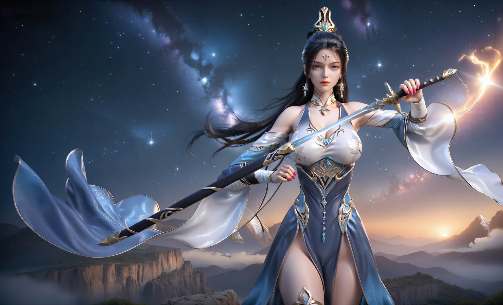 图片[50]-AI绘画 750 仙凝霜[102P] – 速更版-美库