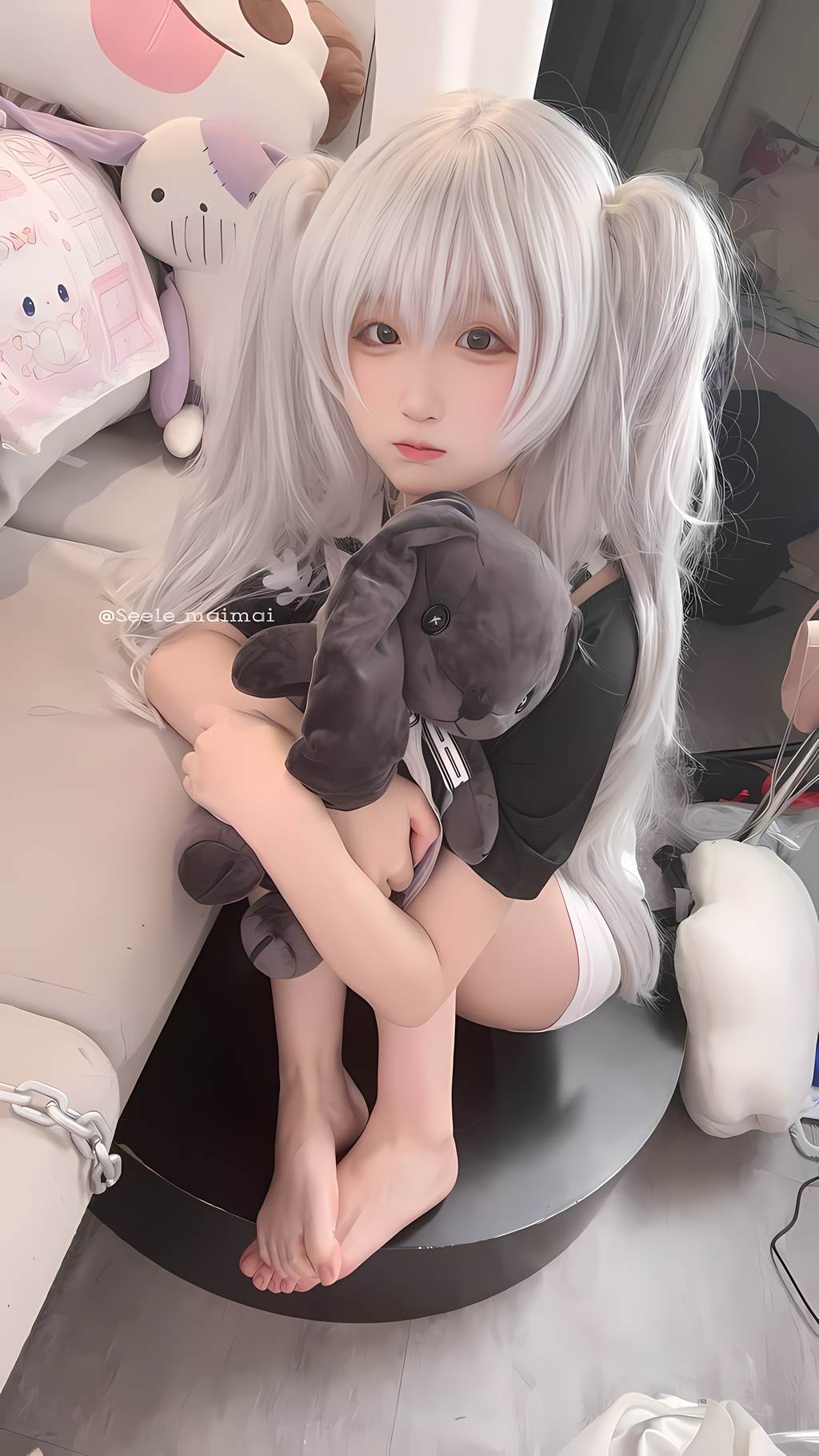 图片[11]-Seele麦麦 – 白色双马尾[16P] – 速更版-美库