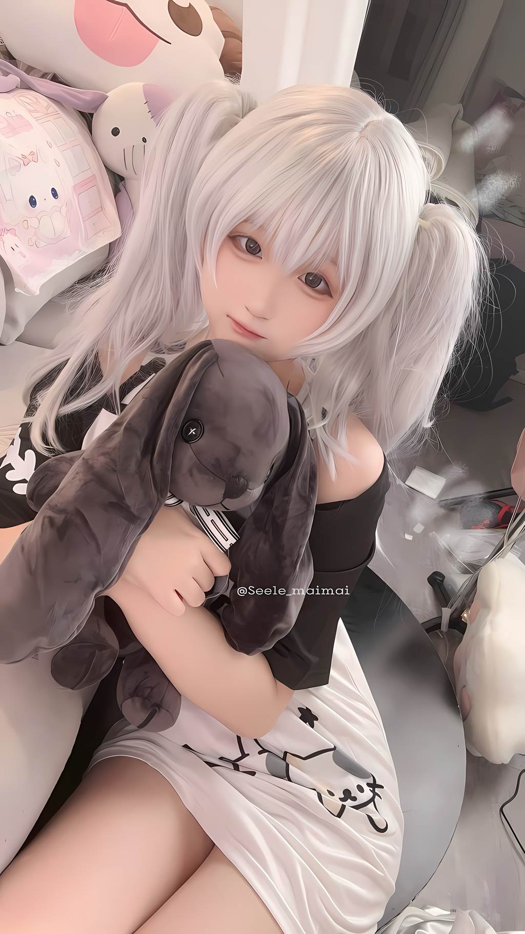 图片[13]-Seele麦麦 – 白色双马尾[16P] – 速更版-美库