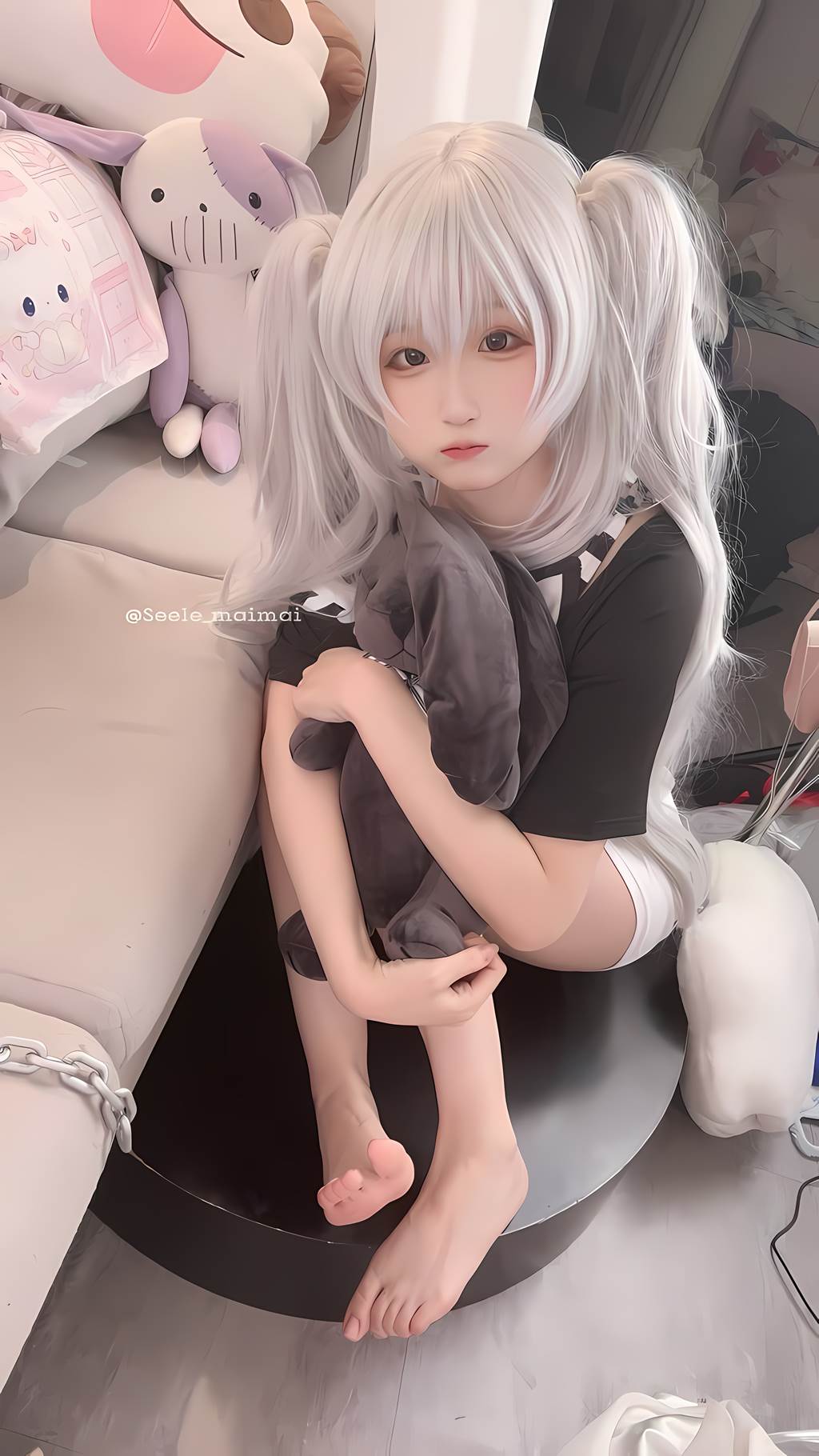 图片[14]-Seele麦麦 – 白色双马尾[16P] – 速更版-美库