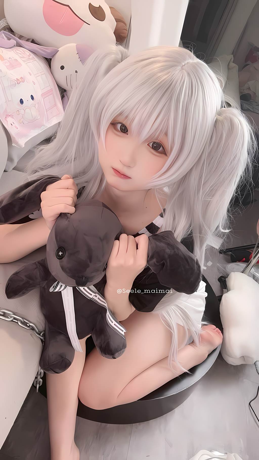 图片[15]-Seele麦麦 – 白色双马尾[16P] – 速更版-美库