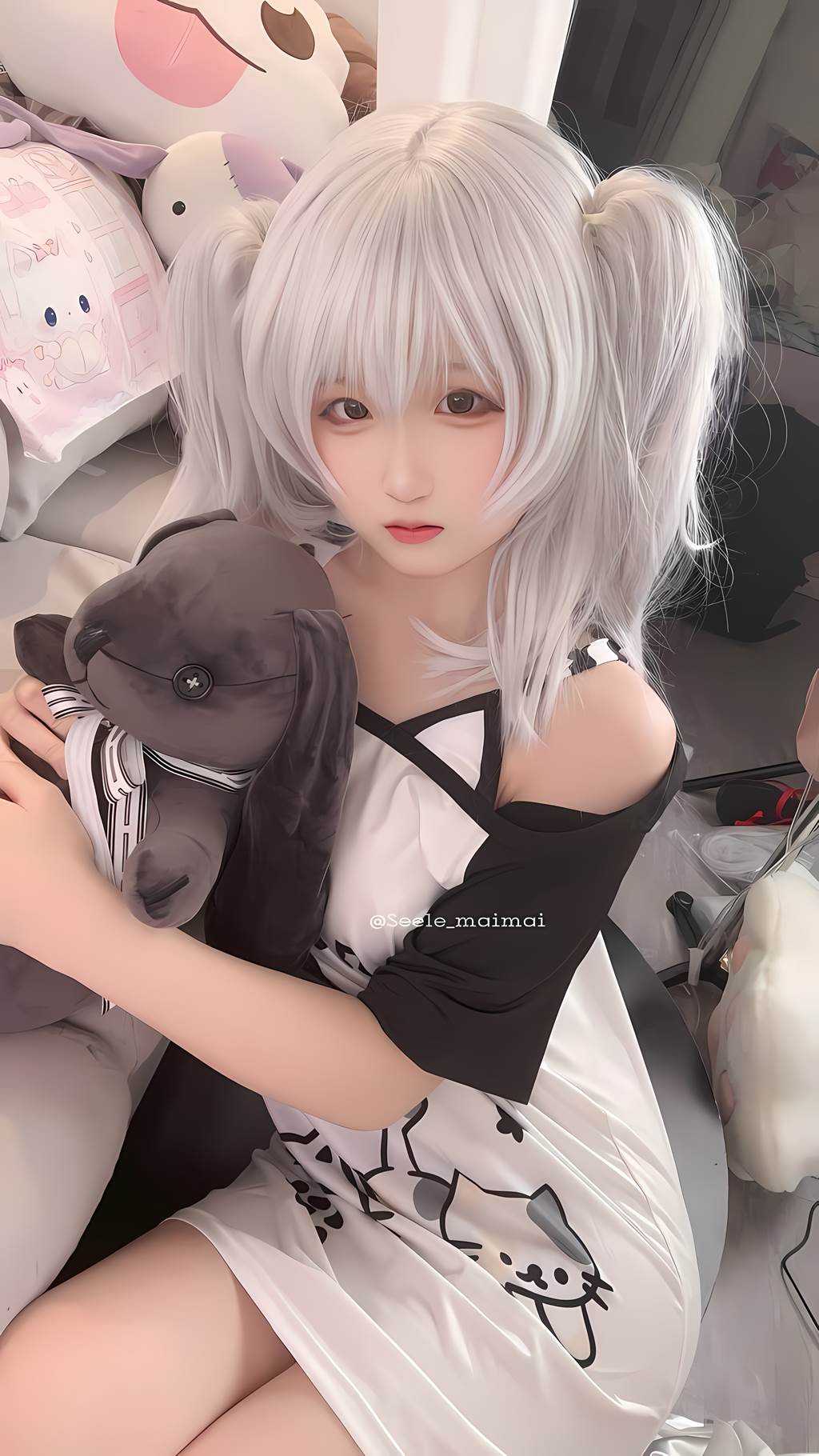 图片[16]-Seele麦麦 – 白色双马尾[16P] – 速更版-美库