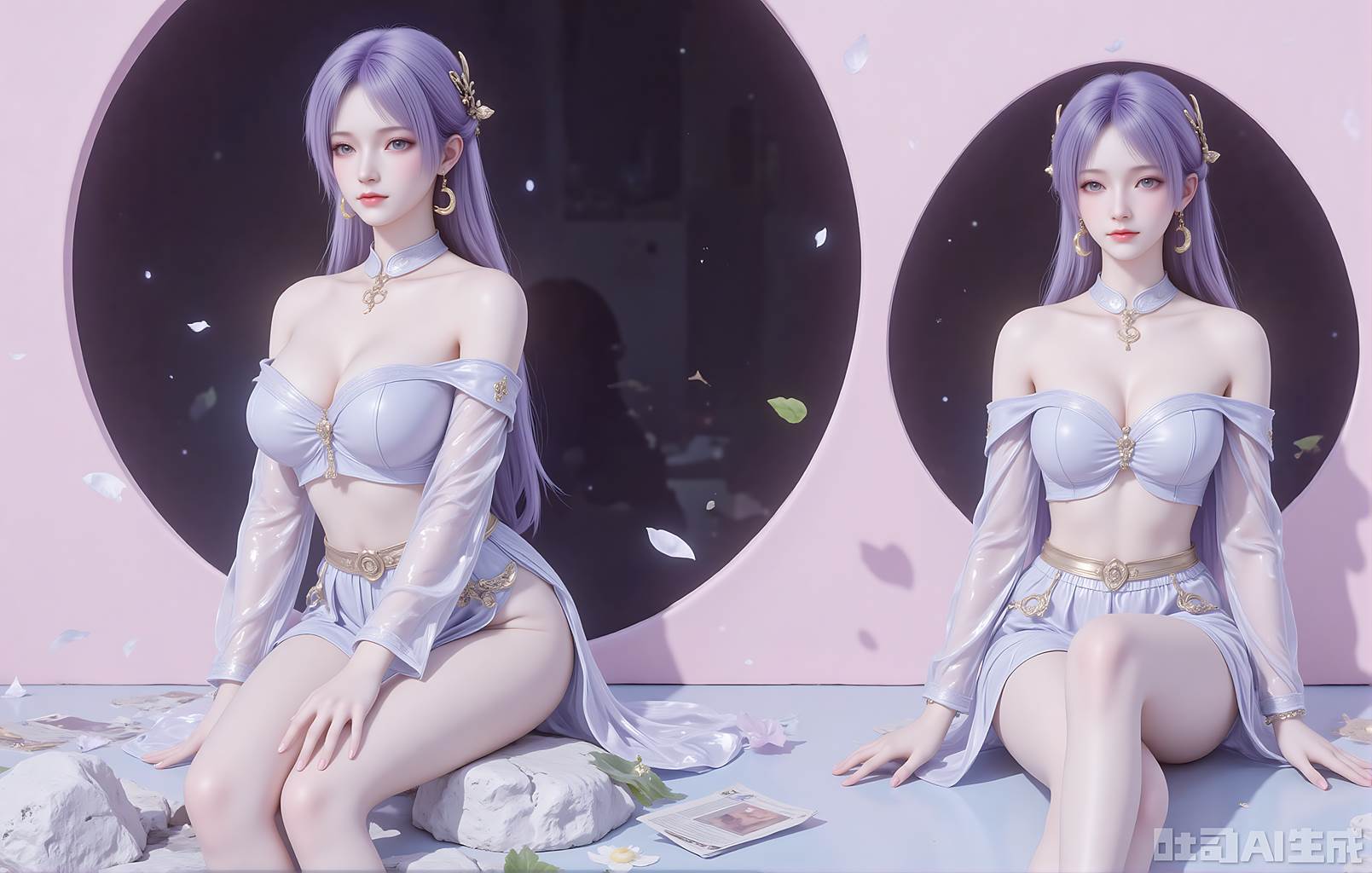 图片[27]-AI绘画 756 姬紫月[41P] – 速更版-美库