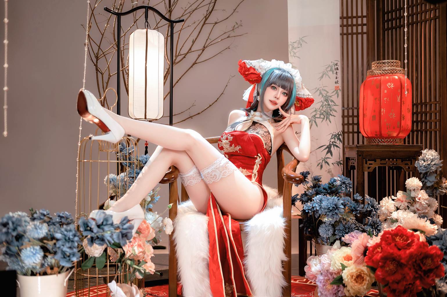 图片[15]-Shika小鹿鹿 – 碧蓝航线 新年柴郡[14P] – 速更版-美库