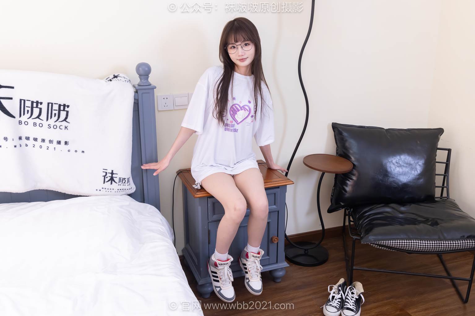 图片[19]-[BoBoSocks袜啵啵]NO.593 甜甜圈-板鞋、帆布鞋、白棉袜[128P] – 速更版-美库