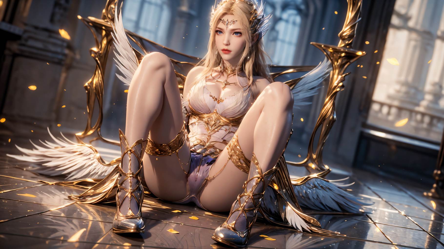 图片[16]-AI绘画 759 千仞雪-六翼天使[49P] – 速更版-美库