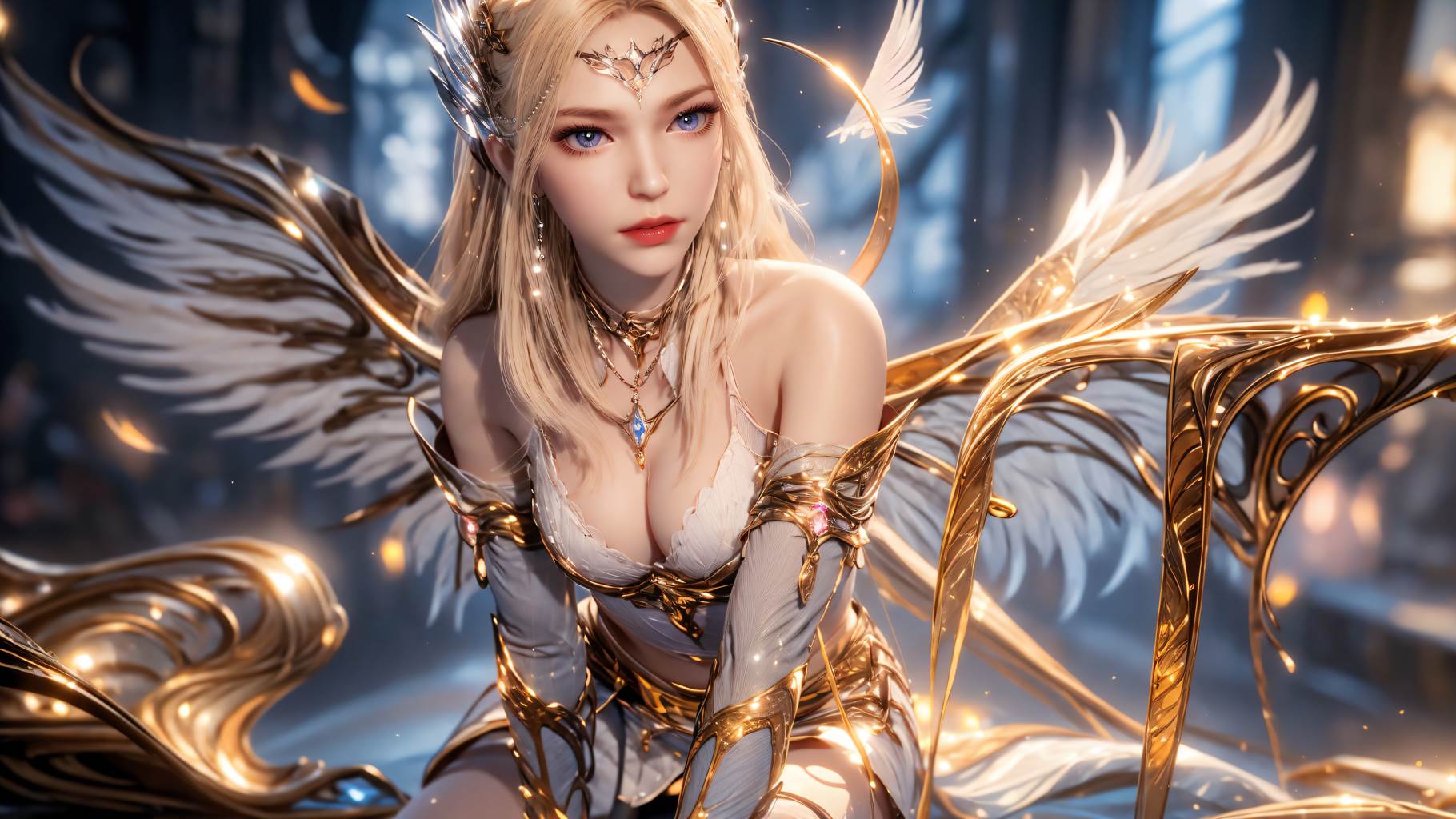 图片[17]-AI绘画 759 千仞雪-六翼天使[49P] – 速更版-美库