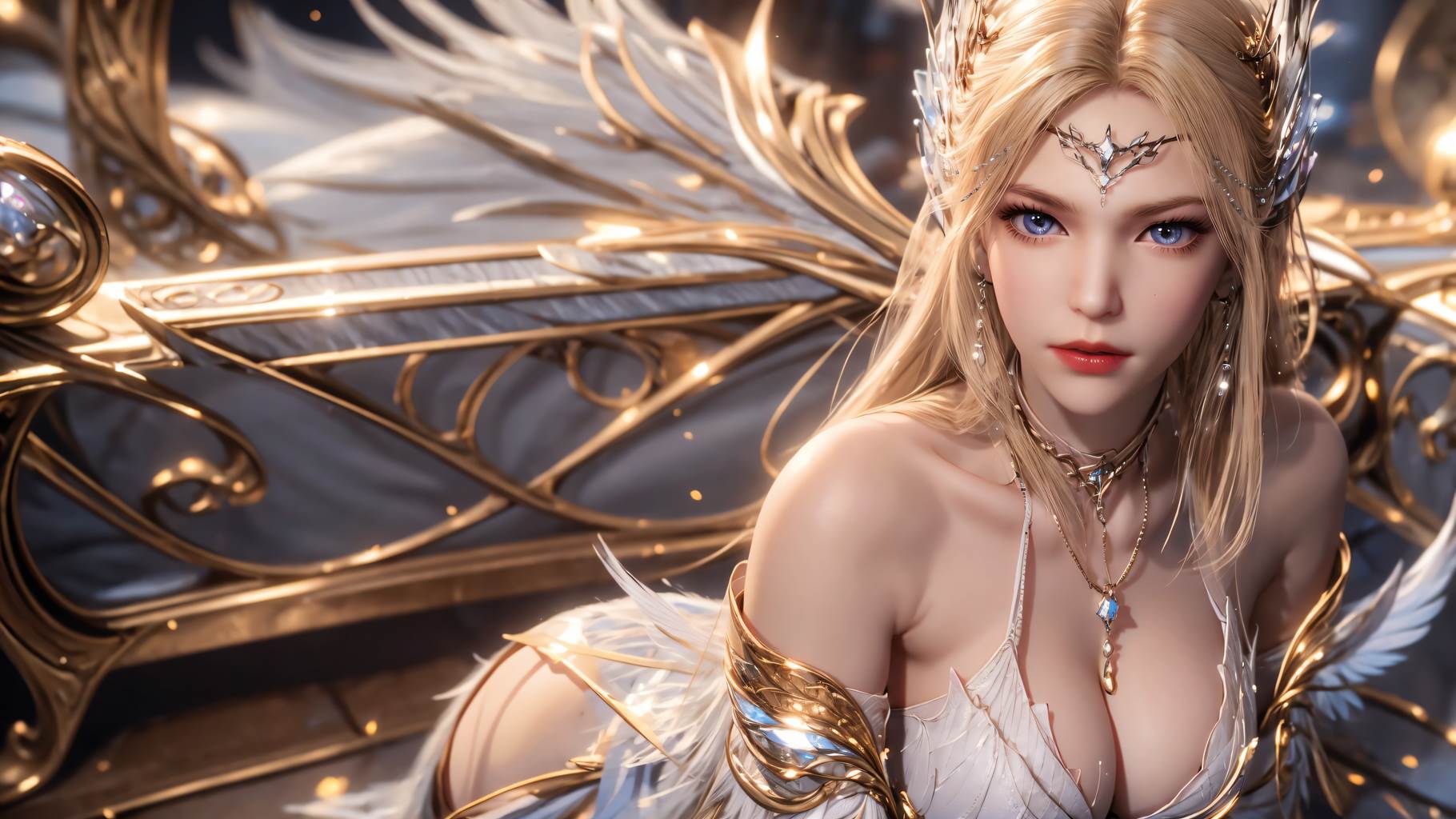 图片[24]-AI绘画 759 千仞雪-六翼天使[49P] – 速更版-美库