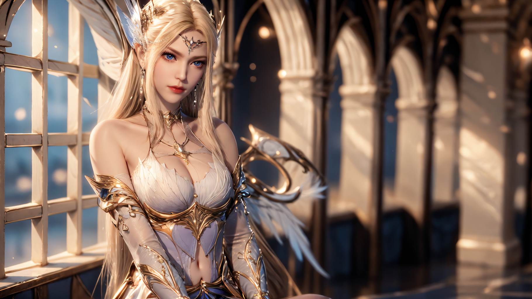 图片[28]-AI绘画 759 千仞雪-六翼天使[49P] – 速更版-美库