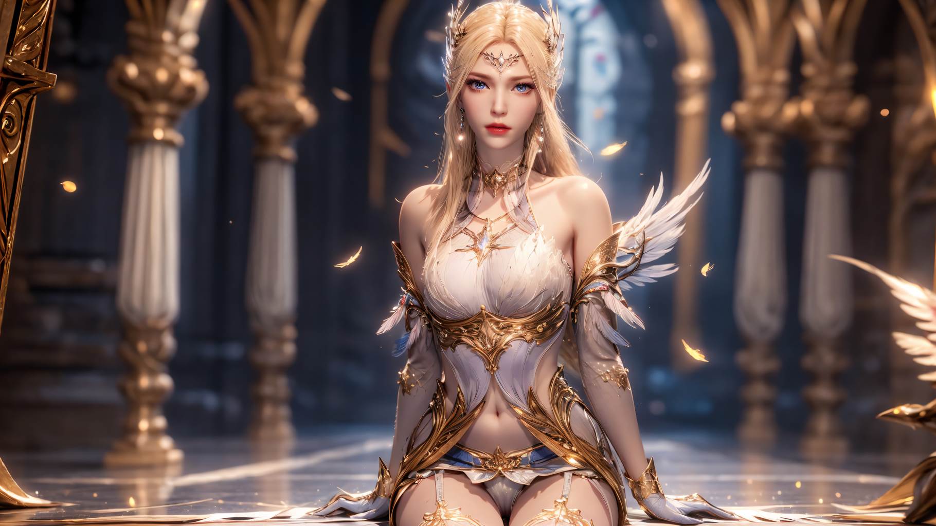 图片[29]-AI绘画 759 千仞雪-六翼天使[49P] – 速更版-美库