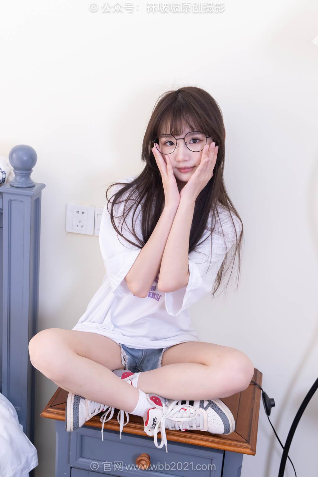 图片[57]-[BoBoSocks袜啵啵]NO.593 甜甜圈-板鞋、帆布鞋、白棉袜[128P] – 速更版-美库