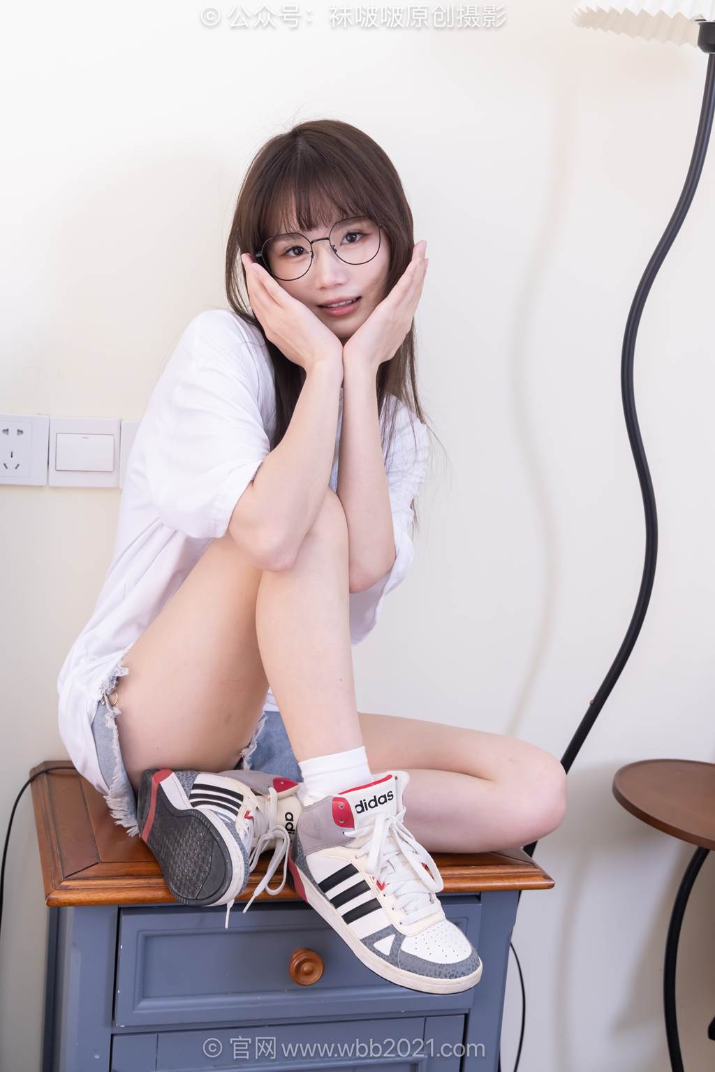 图片[63]-[BoBoSocks袜啵啵]NO.593 甜甜圈-板鞋、帆布鞋、白棉袜[128P] – 速更版-美库