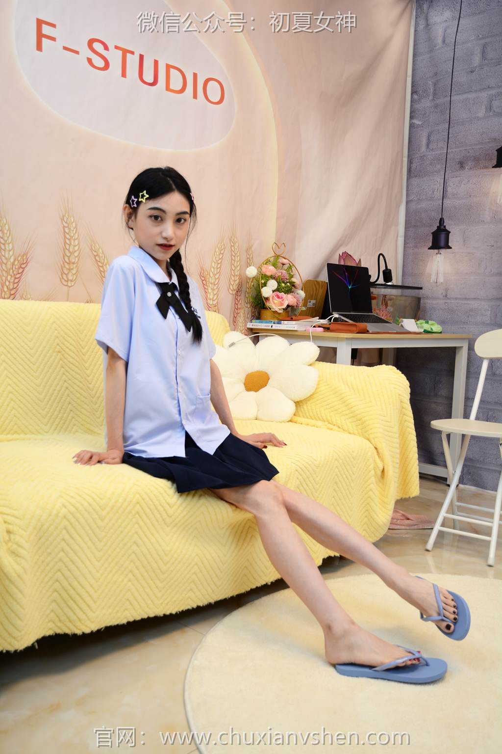 图片[25]-初夏女神 NO.291 柒柒 粉蓝白[90P] – 速更版-美库