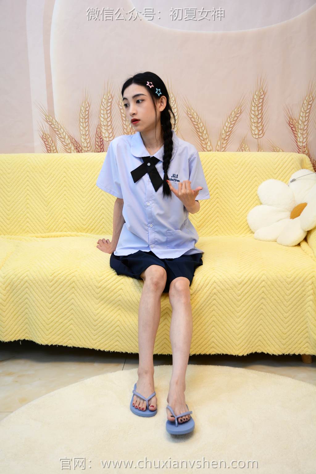 图片[32]-初夏女神 NO.291 柒柒 粉蓝白[90P] – 速更版-美库