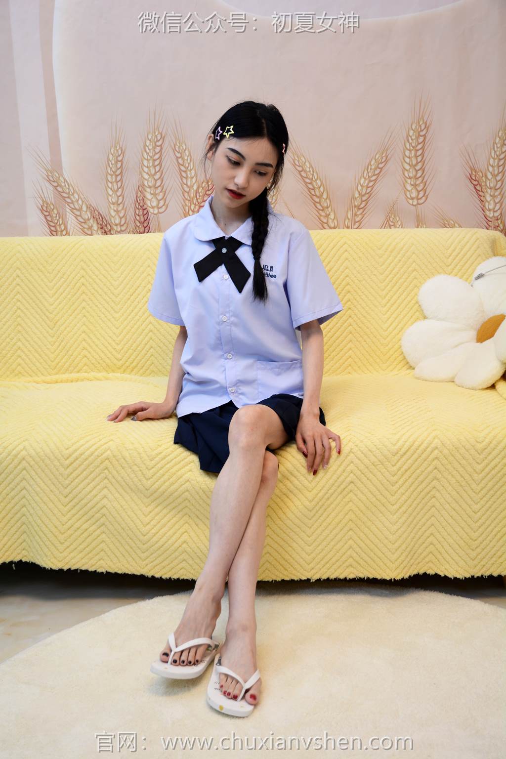 图片[40]-初夏女神 NO.291 柒柒 粉蓝白[90P] – 速更版-美库