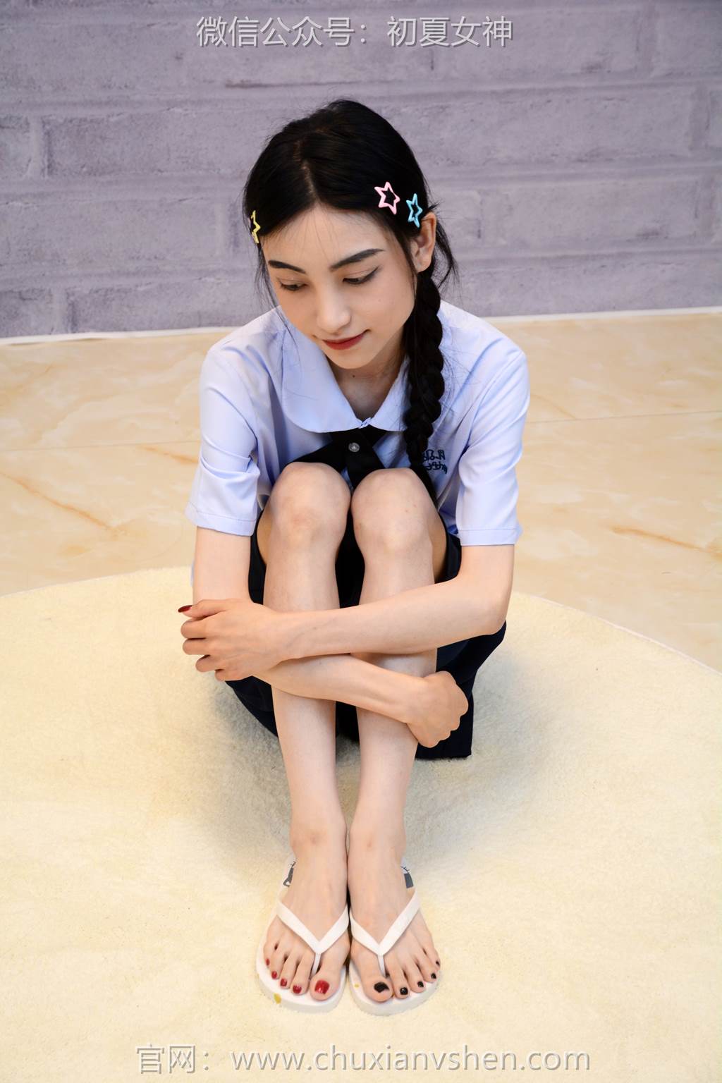 图片[46]-初夏女神 NO.291 柒柒 粉蓝白[90P] – 速更版-美库