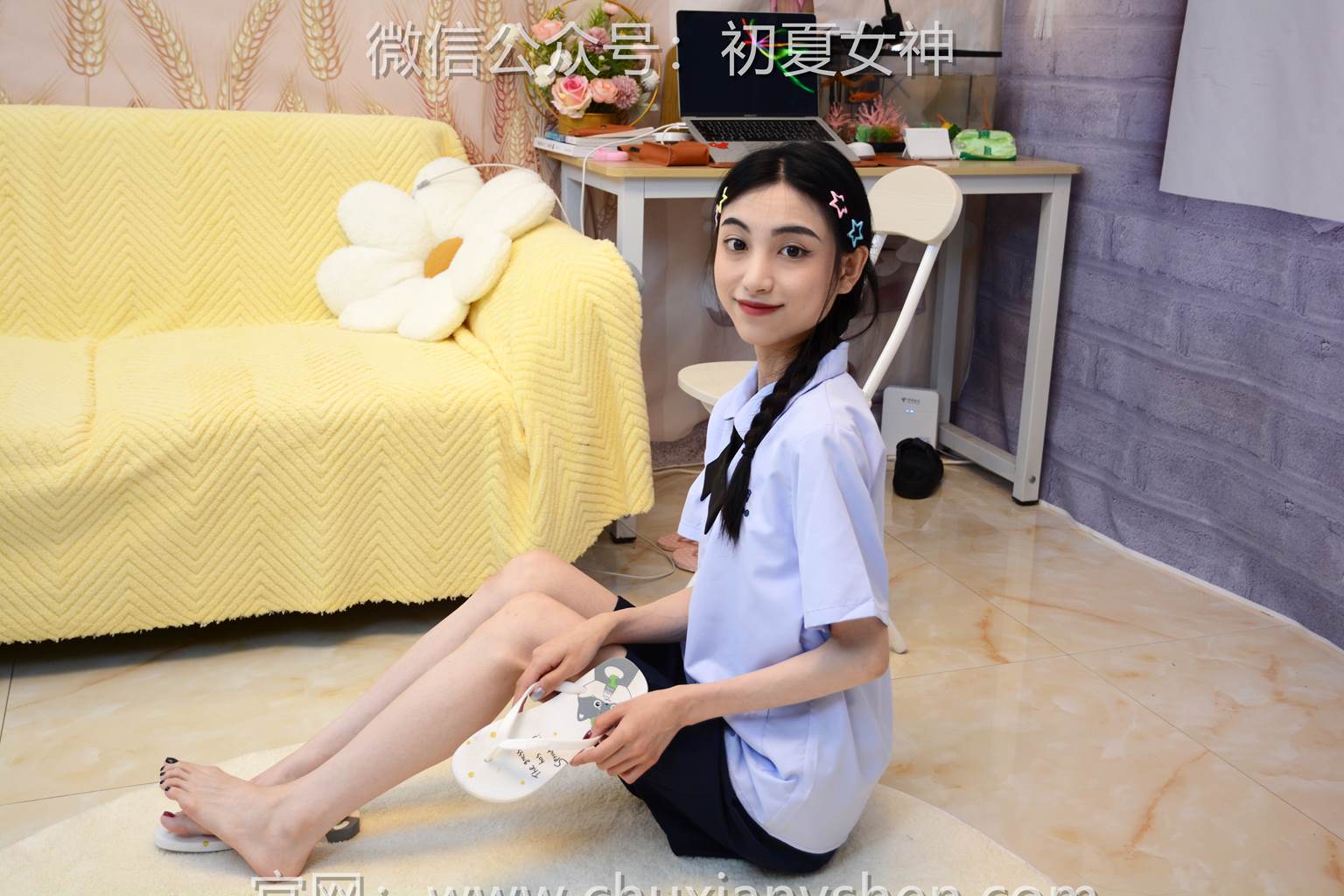 图片[47]-初夏女神 NO.291 柒柒 粉蓝白[90P] – 速更版-美库