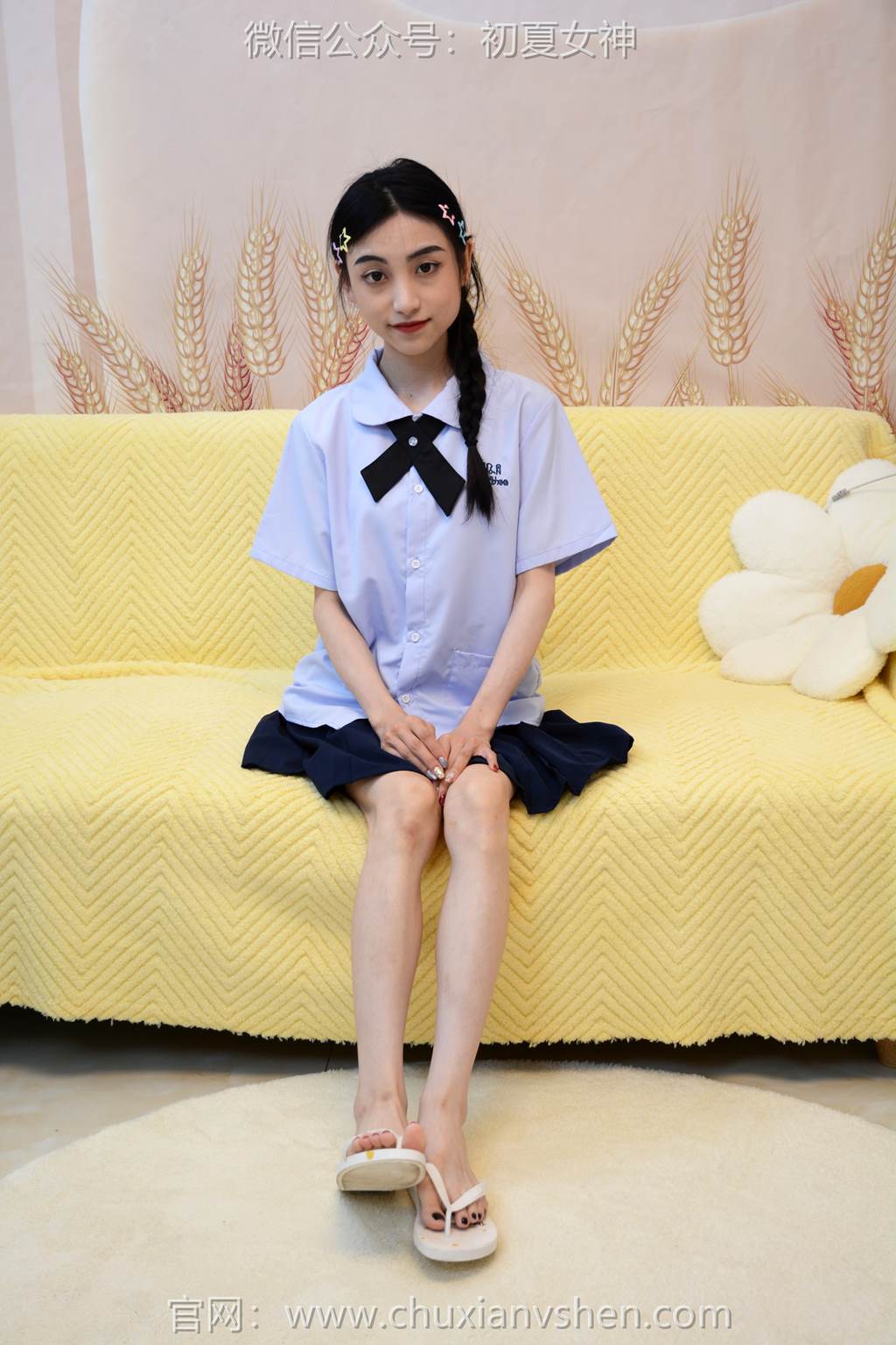 图片[52]-初夏女神 NO.291 柒柒 粉蓝白[90P] – 速更版-美库