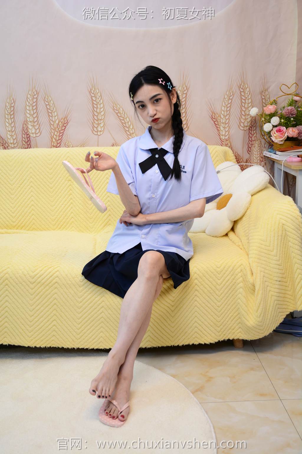 图片[75]-初夏女神 NO.291 柒柒 粉蓝白[90P] – 速更版-美库