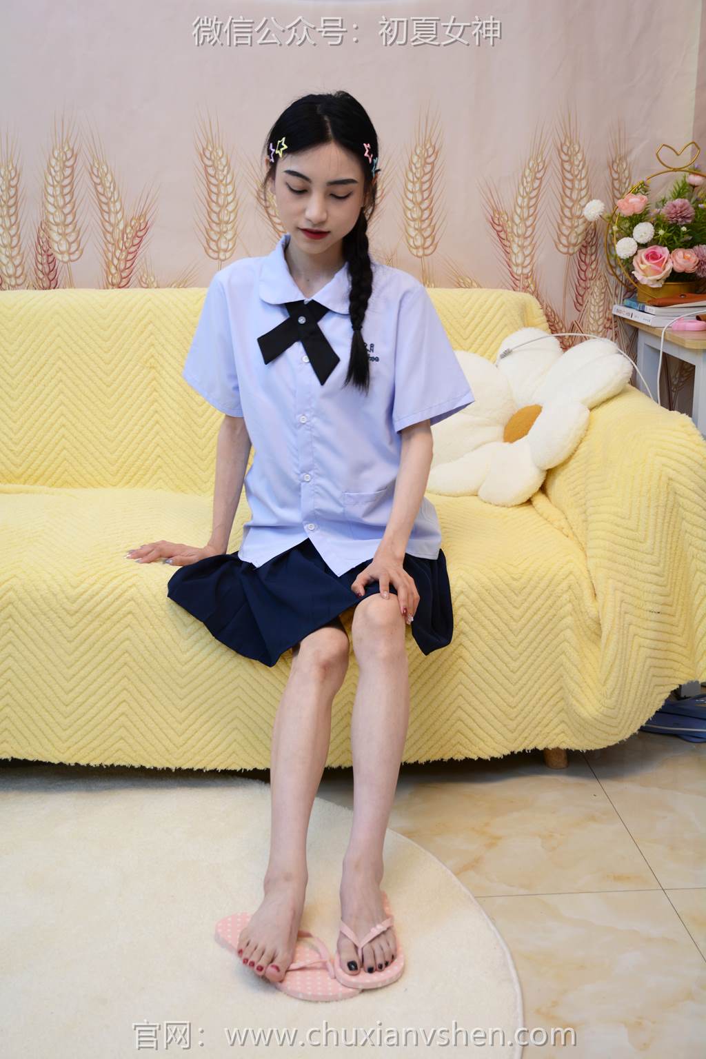 图片[79]-初夏女神 NO.291 柒柒 粉蓝白[90P] – 速更版-美库