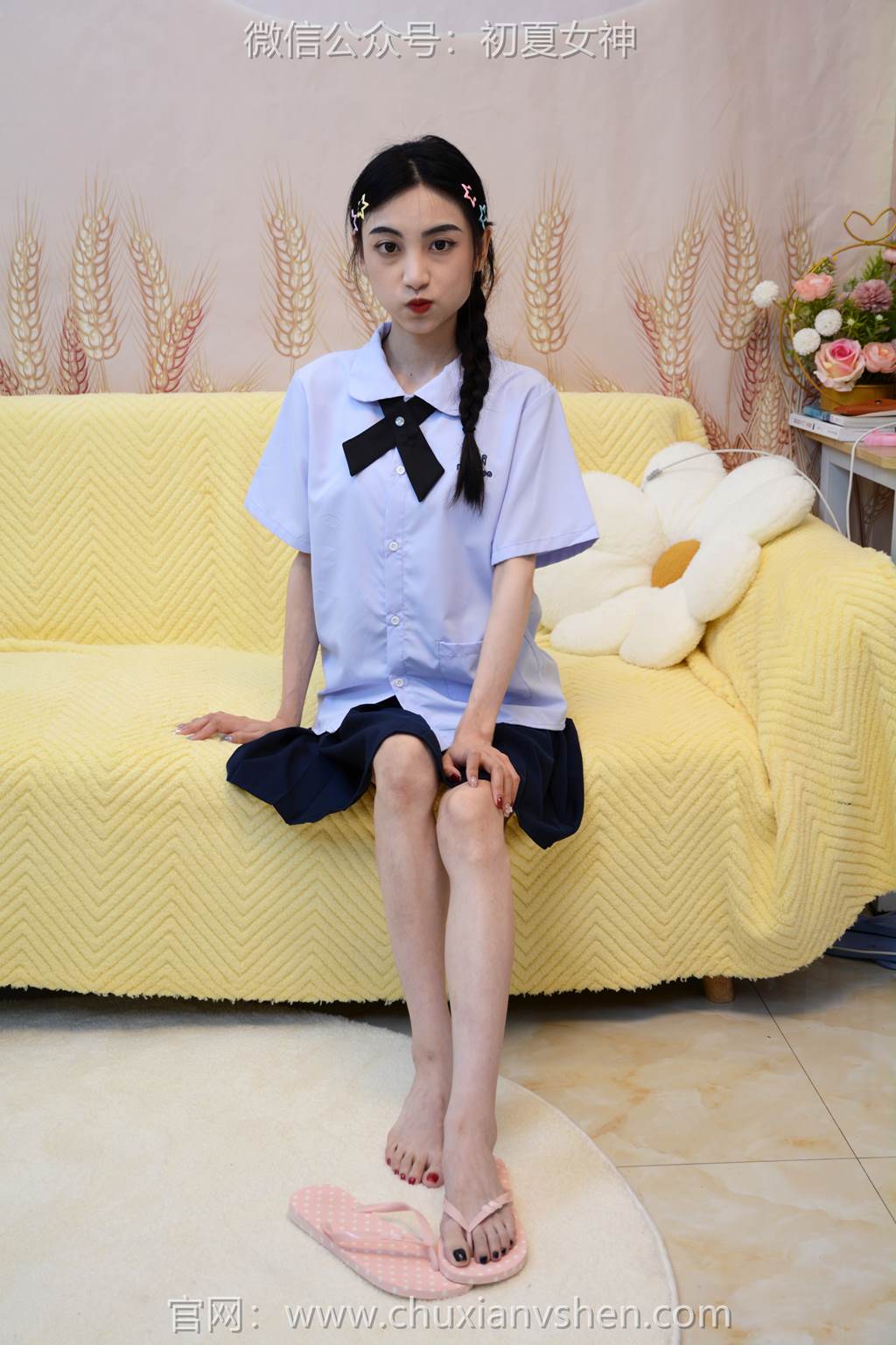 图片[80]-初夏女神 NO.291 柒柒 粉蓝白[90P] – 速更版-美库