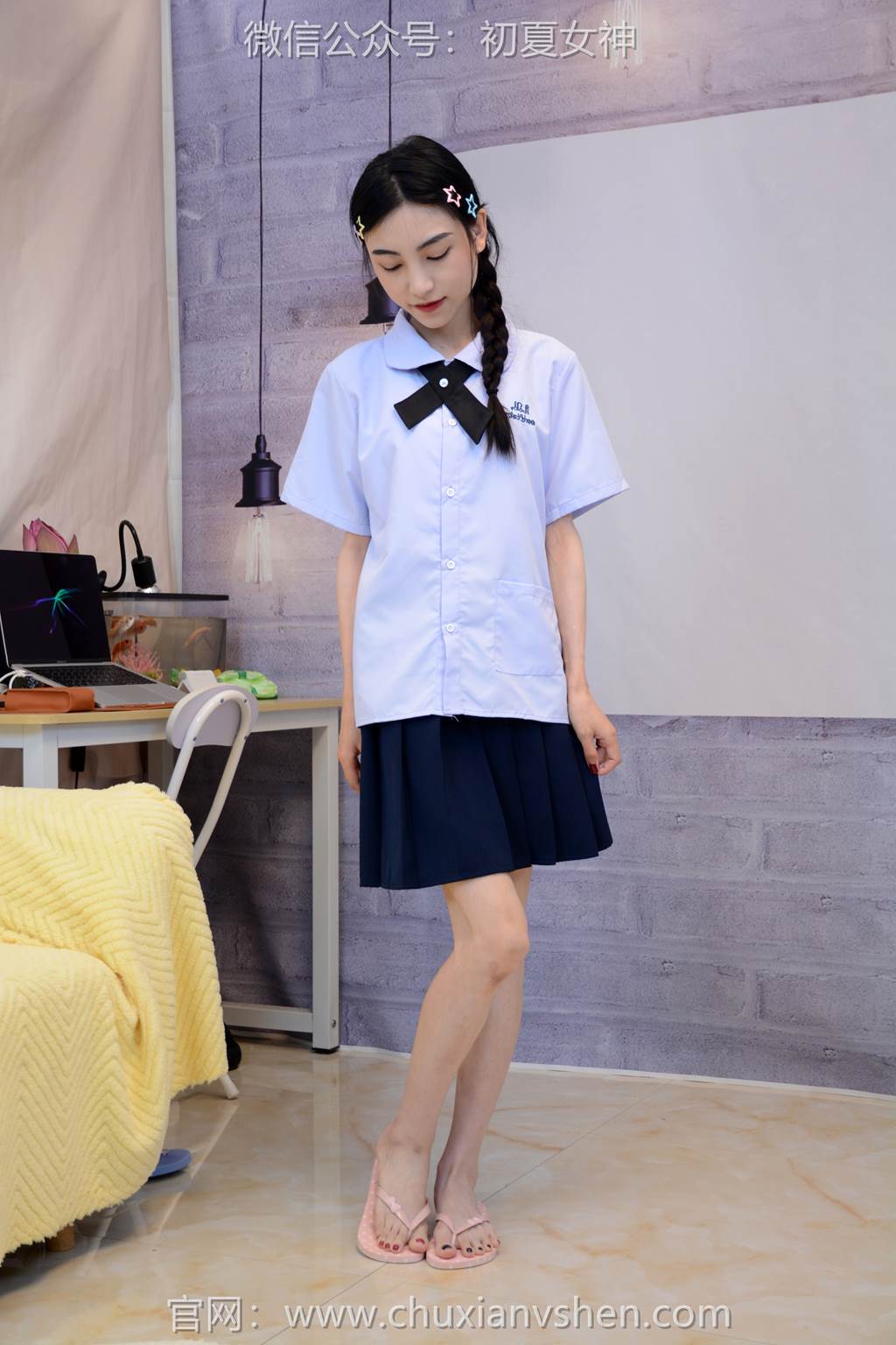 图片[81]-初夏女神 NO.291 柒柒 粉蓝白[90P] – 速更版-美库