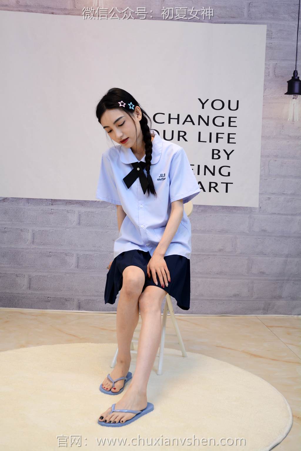 图片[91]-初夏女神 NO.291 柒柒 粉蓝白[90P] – 速更版-美库