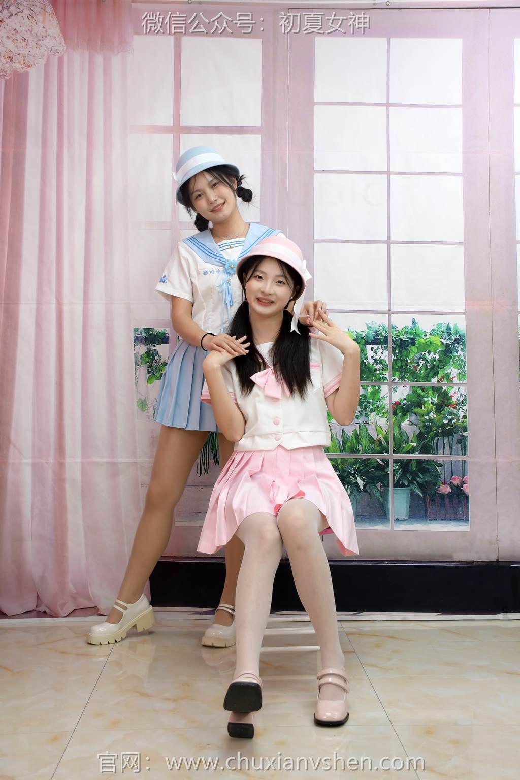图片[11]-初夏女神 NO.292 安妮、幺幺 粉蓝双花[99P] – 速更版-美库