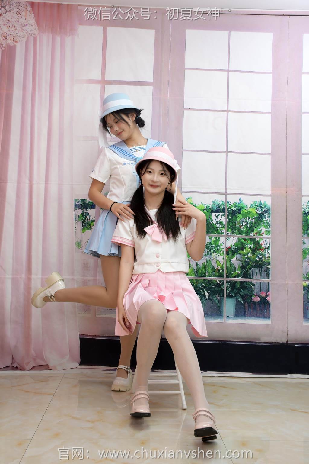 图片[15]-初夏女神 NO.292 安妮、幺幺 粉蓝双花[99P] – 速更版-美库