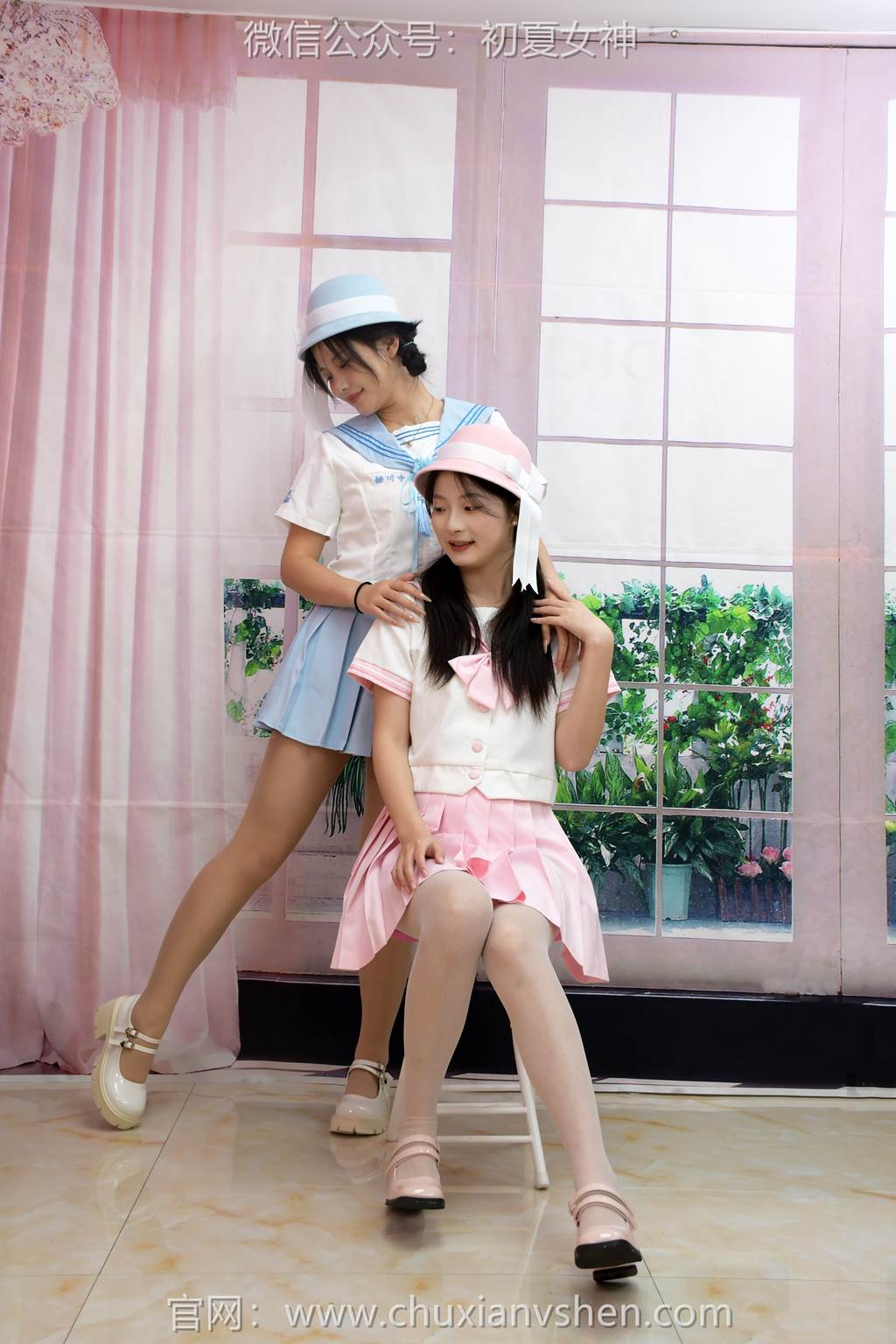 图片[16]-初夏女神 NO.292 安妮、幺幺 粉蓝双花[99P] – 速更版-美库